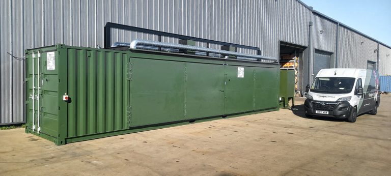 Containerised blast room