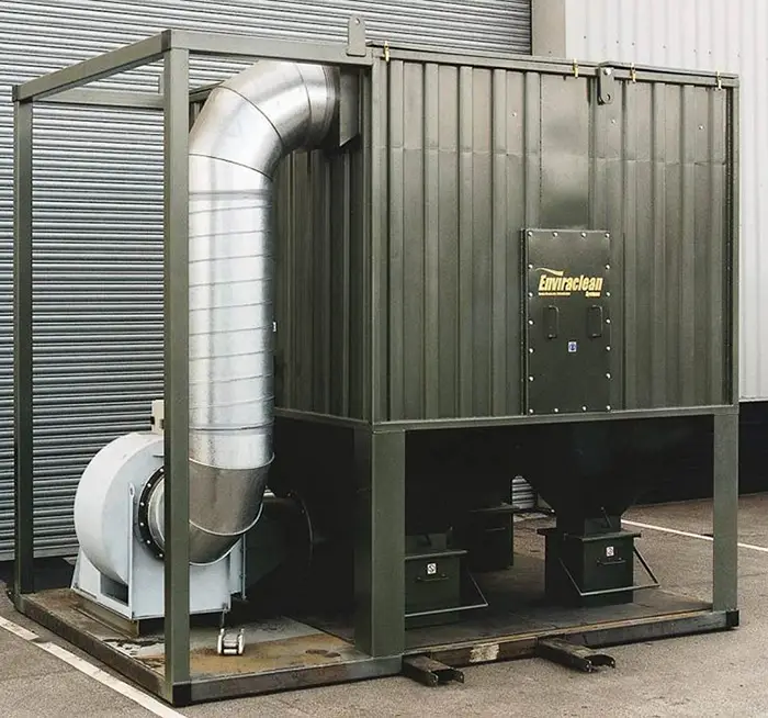 Portable site dust collector