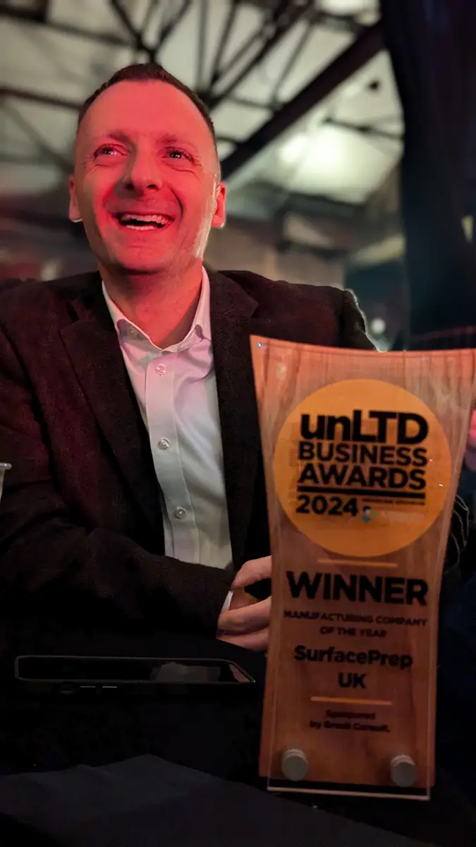 James Frost at unLTD business awards
