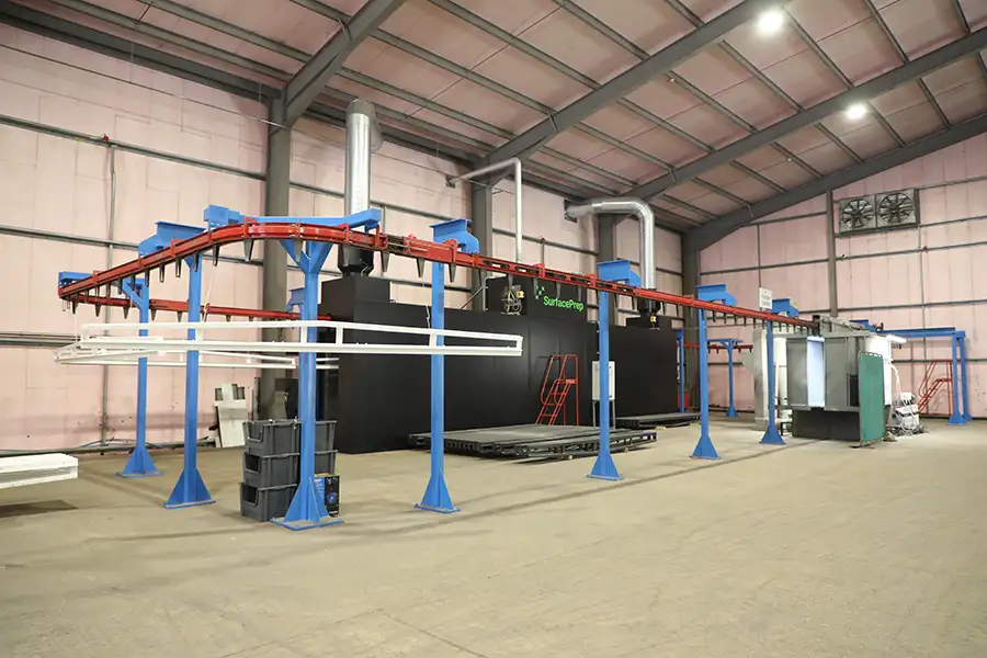 bespoke powder coating tunnel oven