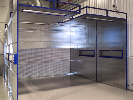 Dry-Filter Spray Booth