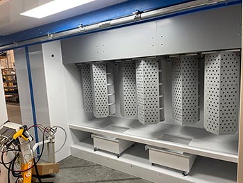 industrial coating booth