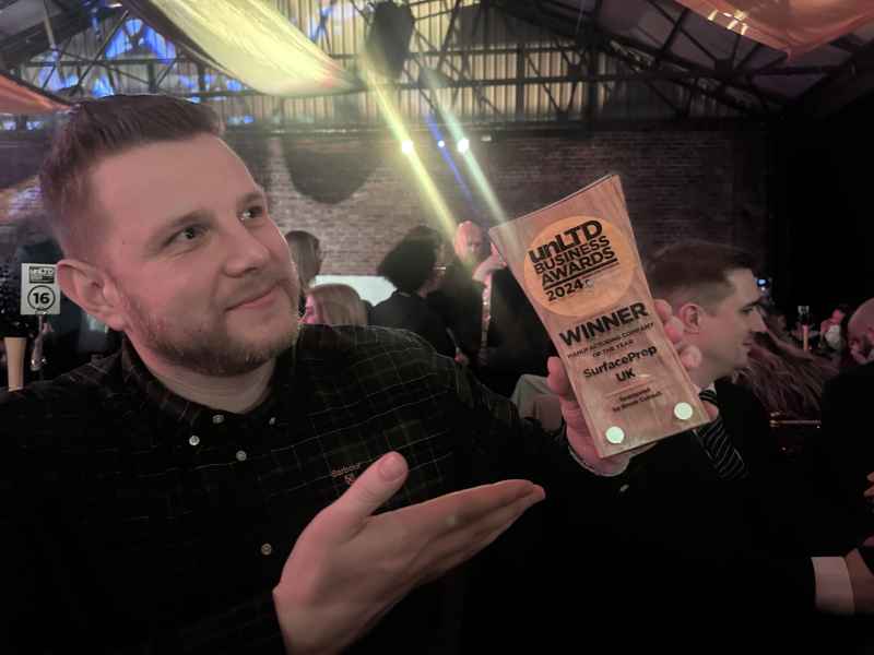 SurfacePrep UK: Double Winners at the unLTD Business Awards 2024