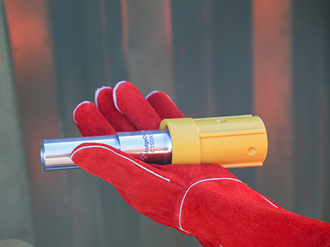 A Hodge Clemco blast nozzle