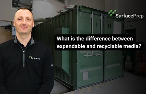 What is the difference between expendable and recyclable media? 