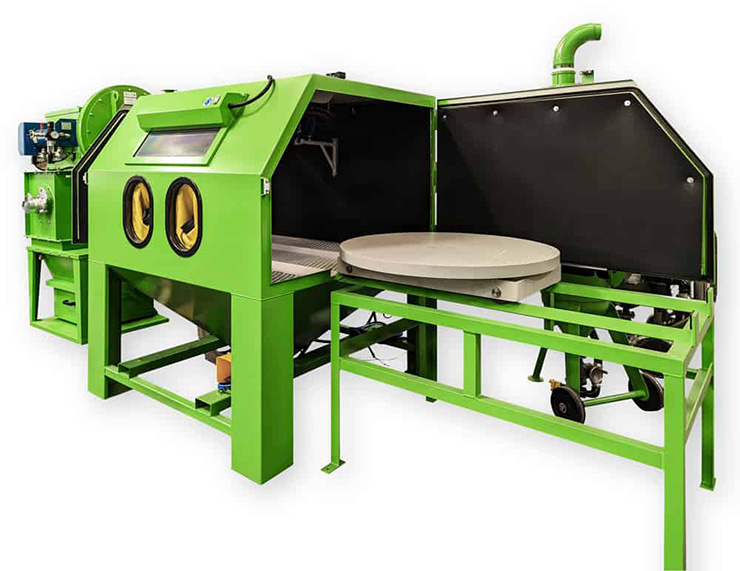 London Underground Peening Machine