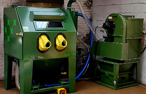 Dual-Station Blast Cabinet 