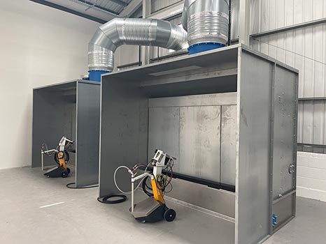 Water Wash Spray Booth